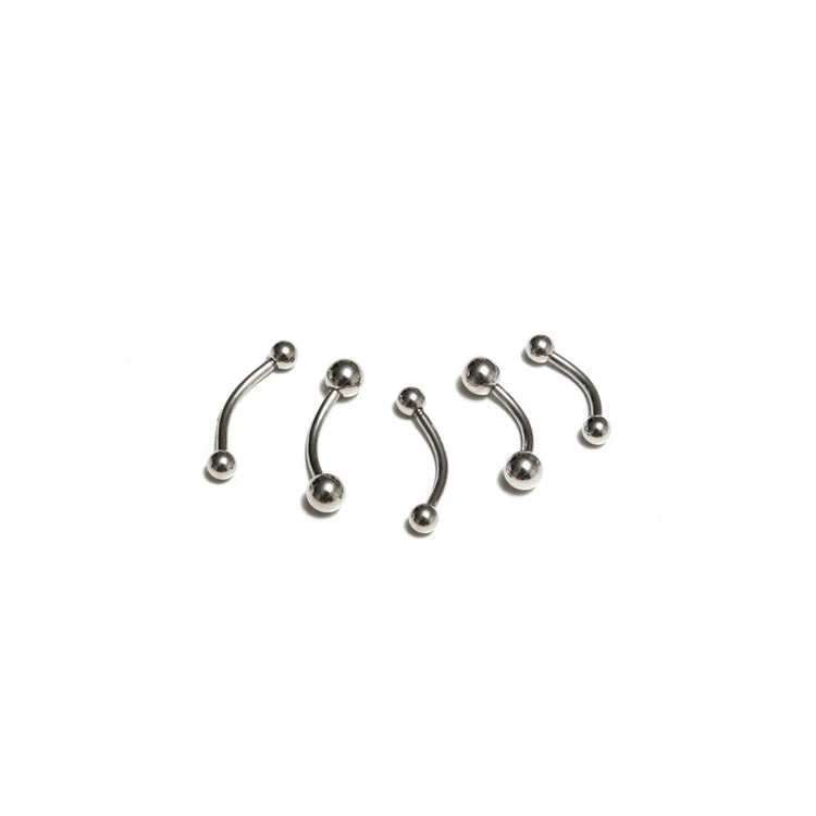 RME36 RHODIUM METAL EYEBROW 36PCS