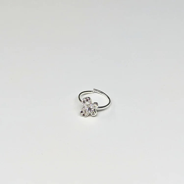 SNHS 223 DESING STONE SILVER ( HOOP) 20PCS