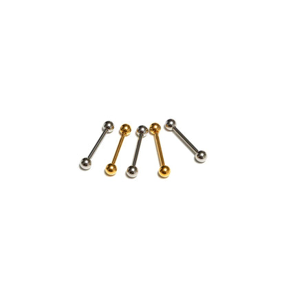 GRMN36 GOLD PLATING & RHODIUM METAL NIPPLE RING 36PCS