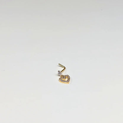 SCLG 106 DANGLE DESING STONE GOLD ( L PIN) 15PCS