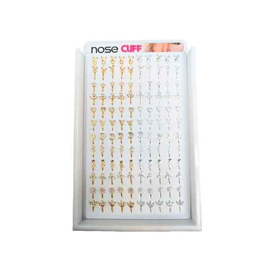 SET1 NOSE CUFF 12 different designs 120PCS