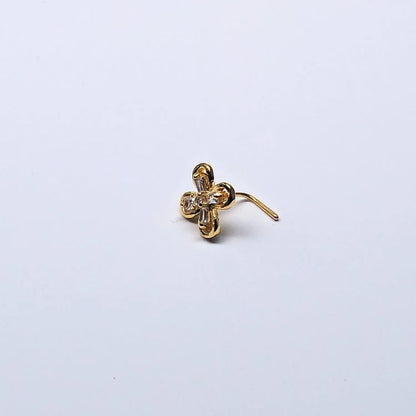 SNCG105 FLOWER STONE GOLD (L PIN) 20pcs