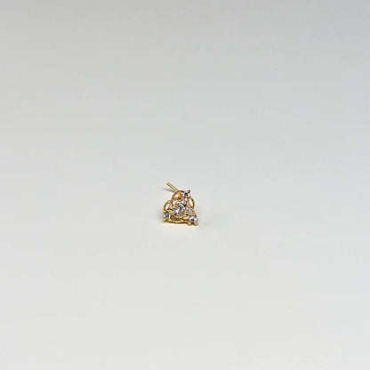 SNCG 123 DESIGN STONE GOLD ( L PIN ) 20PCS