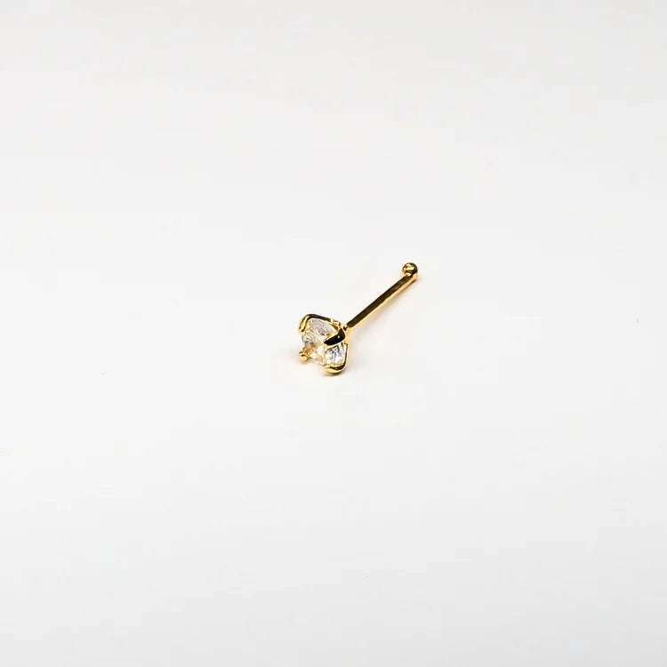 SNG103 2.5MM STONE GOLD ( NOSE BONE) 20pcs