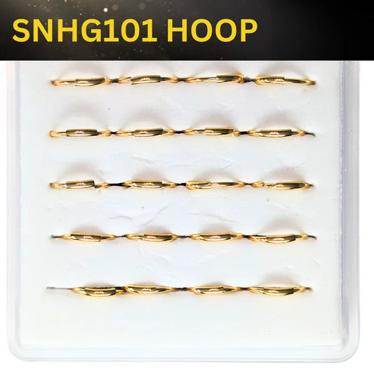 SNHG101 PLAIN HOOP GOLD (HOOP) 20pcs