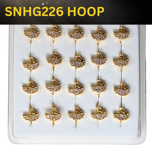 SNHG 226 DESING STONE GOLD ( HOOP) 20PCS