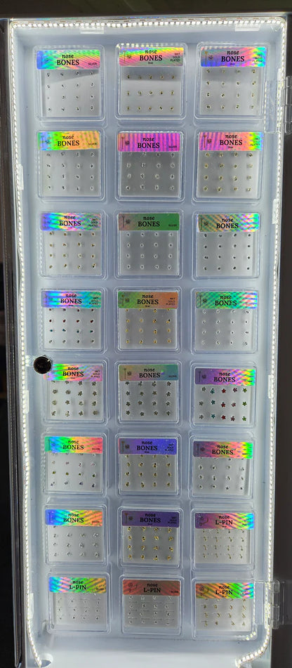 SET7 NOSE PIN LED FL DISPLAY 192 BOXES