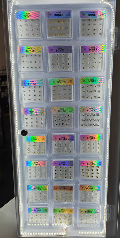 SET7 NOSE PIN LED FL DISPLAY 192 BOXES