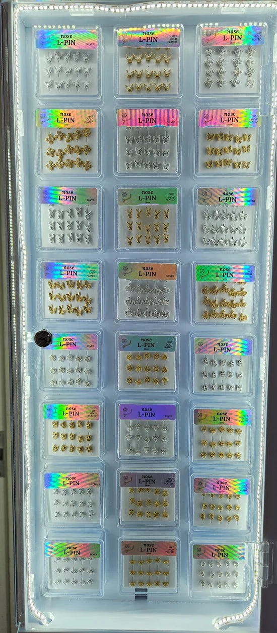 SET7 NOSE PIN LED FL DISPLAY 192 BOXES